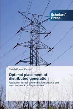 Paperback Optimal placement of distributed generation Book