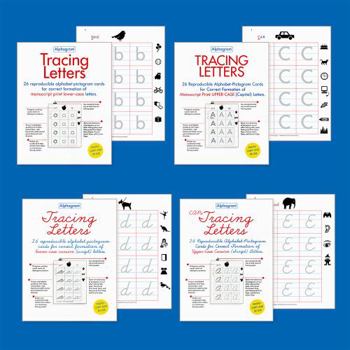 Unbound Alphagram Tracing Letters, Set of Four Book