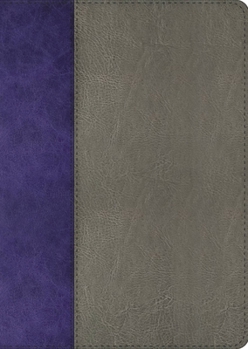 Leather Bound The Jeremiah Study Bible, Nkjv: Gray and Purple Leatherluxe Limited Edition: What It Says. What It Means. What It Means for You. Book