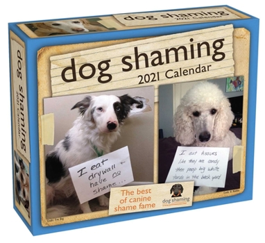 Calendar Dog Shaming 2021 Day-To-Day Calendar Book