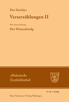Altdeutsche Textbibliothek, Nr.68, Verserzählungen - Book #68 of the Altdeutsche Textbibliothek