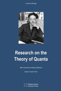 Paperback Research on the Theory of Quanta Book