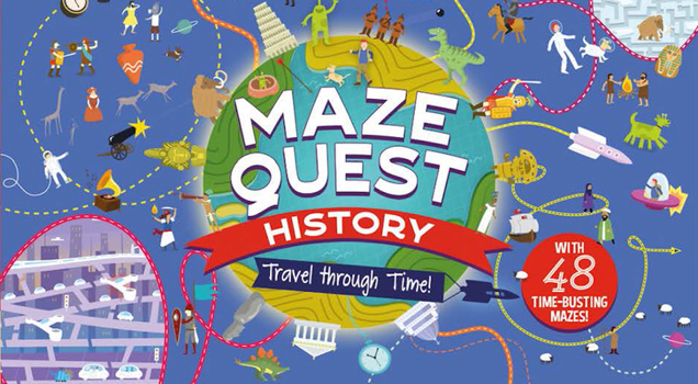 Mass Market Paperback Maze Quest History: Travel Through Time! Book