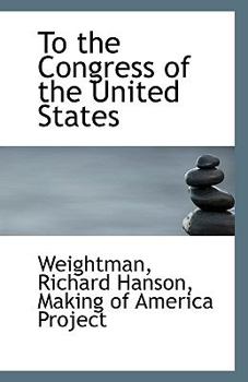 Paperback To the Congress of the United States Book