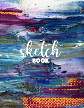 Paperback Sketchbook for Drawing: 120 Pages of 8.5"x11" Blank Paper for Drawing, Sketching and Creative Doodling. Personalized Artist Notebook and Sketc Book