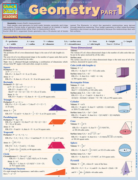 Misc. Geometry Part 1: Quickstudy Laminated Reference Guide Book