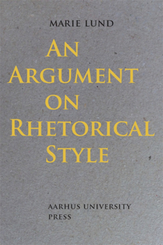 Paperback An Argument on Rhetorical Style Book
