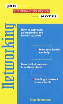 Paperback Princeton Review: Job Notes: Networking Book