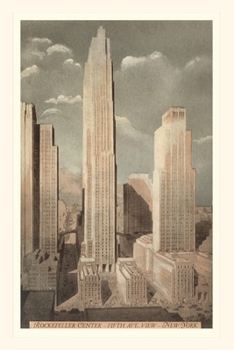 Paperback Vintage Journal Rockefeller Center, New York City Book