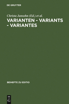 Paperback Varianten - Variants - Variantes [German] Book