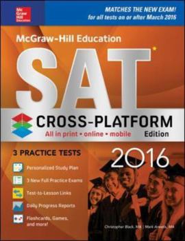 Paperback McGraw-Hill Education SAT 2016, Cross-Platform Edition Book