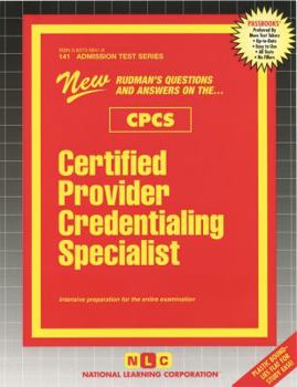 Spiral-bound Certified Provider Credentialing Specialist Book