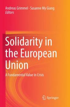 Paperback Solidarity in the European Union: A Fundamental Value in Crisis Book