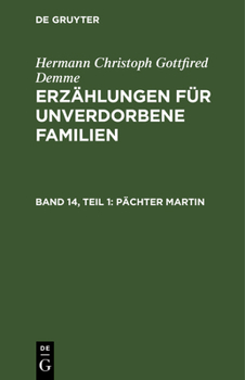 Hardcover Pächter Martin [German] Book