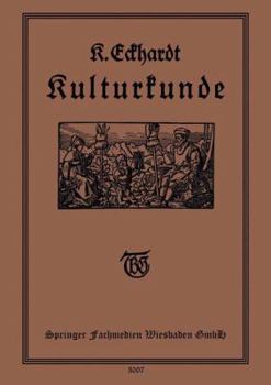 Paperback Kulturkunde [German] Book