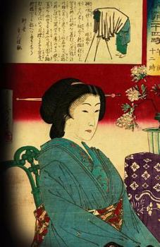 Paperback Journal: Geisha Posing for a Photograph: Japanese Journal, 120 pages, 5.5 x 8.5, Japanese Diary, Soft Cover, Matte Finish, Line Book