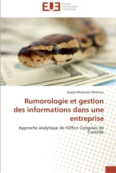 Paperback Rumorologie et gestion des informations dans une entreprise [French] Book