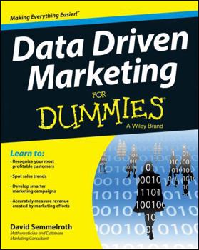 Paperback Data Driven Marketing for Dummies Book