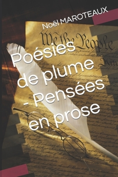 Paperback Poésies de plume - Pensées en prose [French] Book