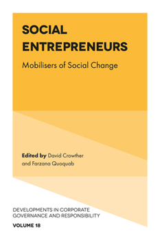 Hardcover Social Entrepreneurs: Mobilisers of Social Change Book