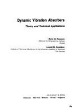 Hardcover Dynamic Vibration Absorbers: Theory and Technical Applications Book