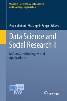 Paperback Data Science and Social Research II: Methods, Technologies and Applications Book