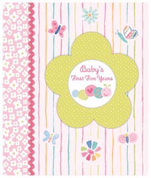 Hardcover Baby's First Five Years - Keepsake Memory Book (Pink) Book