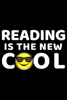 Paperback Reading Is The New Col: Reading Is The New Cool s That Promote Reading Journal/Notebook Blank Lined Ruled 6x9 100 Pages Book