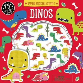 Paperback Super Sticker Activity: Dinos Book