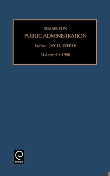 Hardcover Research in Public Administration Book