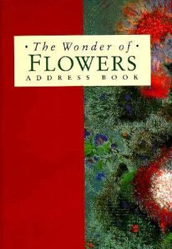 Hardcover The Wonder of Flowers Address Book