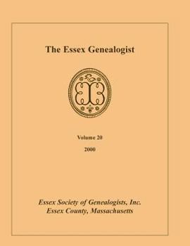 Paperback The Essex Genealogist, Volume 20, 2000 Book