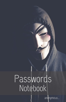 Paperback Password Notebook: Internet password logbook with alphabetical tabs, book for keeping passwords - (Medium Size: 5.5" x 8.5") (Book cover: [Large Print] Book