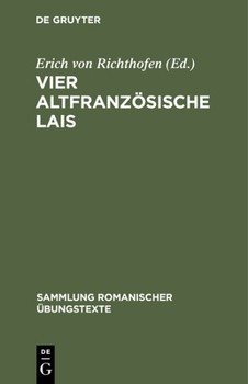 Hardcover Vier altfranzösische Lais [German] Book
