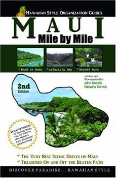 Paperback Maui - Mile by Mile Book