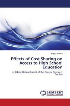 Paperback Effects of Cost Sharing on Access to High School Education Book