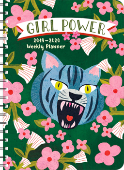 Girl Power 2020 On-the-Go Weekly Planner: 17-Month Calendar with Pocket (Aug 2019 - Dec 2020, 5" x 7" closed)