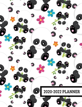 Paperback 2020-2022 Planner: 3 Year Planner - 36 Month Calendar Planner Diary for Next Three Years With Notes For Woman And Girls - Cute Panda Love Book
