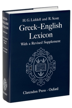 Hardcover A Greek-English Lexicon Book