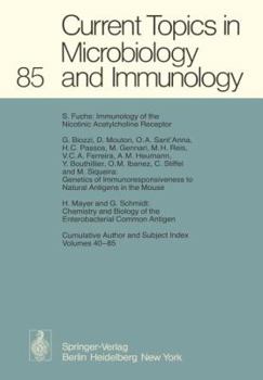 Paperback Current Topics in Microbiology and Immunology Book