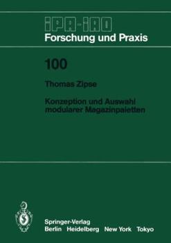 Paperback Konzeption Und Auswahl Modularer Magazinpaletten [German] Book