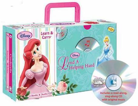 Hardcover Disney Princess Lend a Helping Hand [With CD] Book