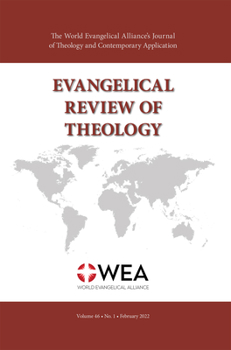 Paperback Evangelical Review of Theology, Volume 46, Number 1, February 2022 Book