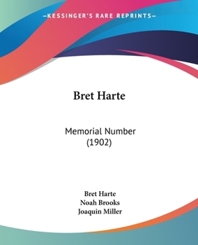 Paperback Bret Harte: Memorial Number (1902) Book