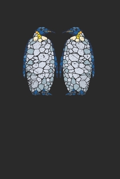 Penguin Mosaic: Graph Paper Notebook (6" x 9" - 120 pages) ~ Animal Mosaic Themed Notebook for Daily Journal, Diary, Gift