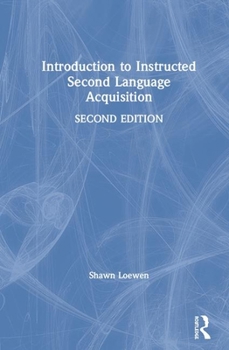 Hardcover Introduction to Instructed Second Language Acquisition Book