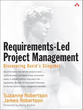 Hardcover Requirements-Led Project Management: Discovering David's Slingshot Book