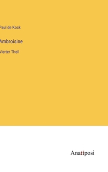 Hardcover Ambroisine: Vierter Theil [German] Book
