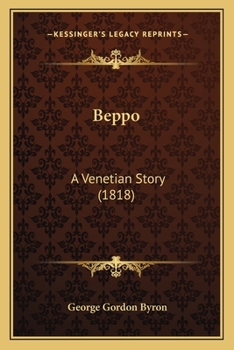 Paperback Beppo: A Venetian Story (1818) Book