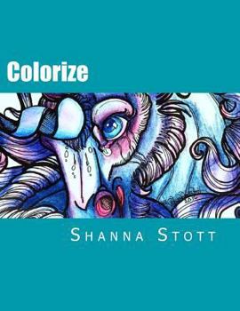 Paperback Colorize: Adult Fantasy Coloring Book